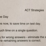 ACT Strategies Sheet